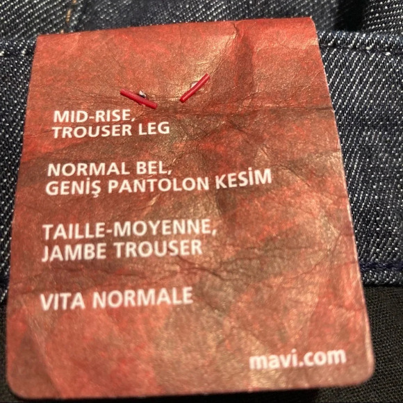 MAVI Sz 31 x 34 Dawn Mid-Rise Jeans Trouser New With Tag - Picture 10 of 11